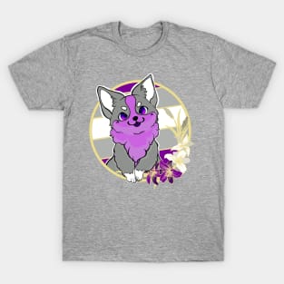 Gray-asexual corgi T-Shirt